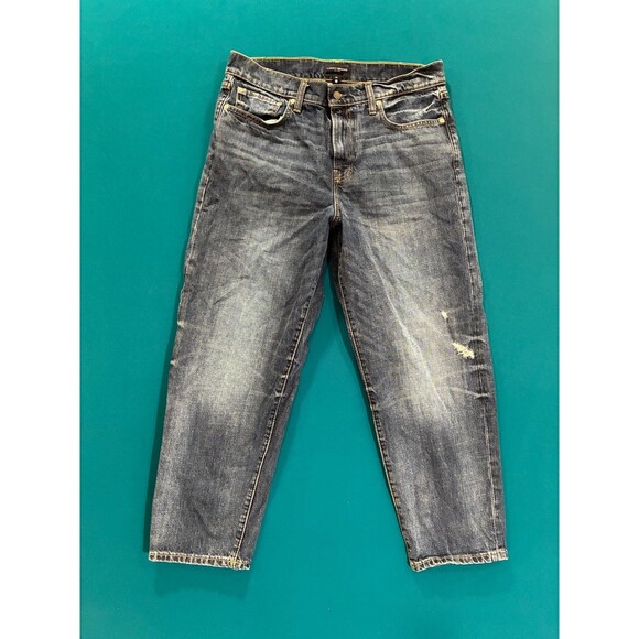 Lucky Brand Other - Lucky Brand Men's 33 Dark Wash Denim Distressed Straight Fit Jeans